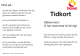12302-TIDKORT ÅTERBESÖK